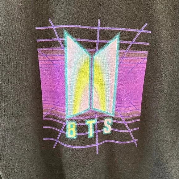 BTS Official Zipper Hoodie Kpop Sweatshirt XL - Picture 3 of 6